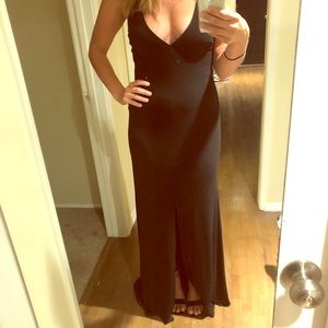 Long black dress